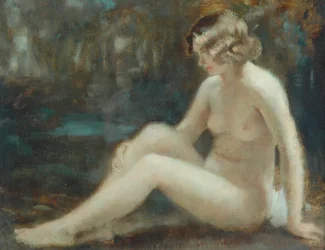 Un estanque en el bosque